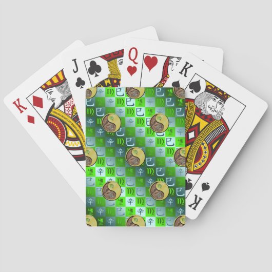 Maagd & Metaal Slang Pokerkaarten (Achterkant)