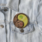 Maagd & Metaal Tijger Ronde Button 7,6 Cm (In situ)