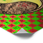 Maagd & Metalen Tijger Poster (Hoek)