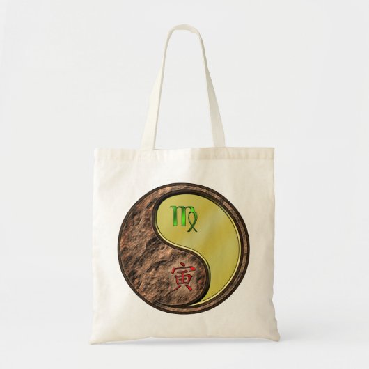 Maagd & Metalen Tijger Tote Bag (Voorkant)