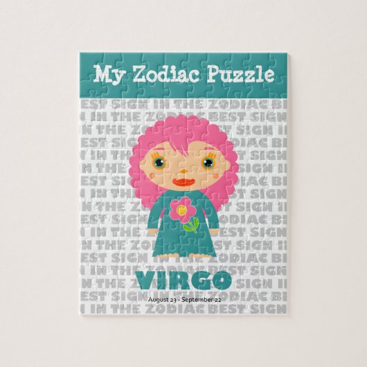 Maagd, mijn Zodiac puzzel (Verticaal)