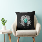 Maagd – Minimalistische Zodiakale Sierkussen (Stoel)