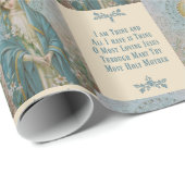 Maagd moeder Maria met leugens en gebed Cadeaupapier (Rol Hoek)