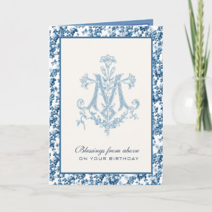 Maagd Moeder Mary kathokatholieke verjaardag Kaart