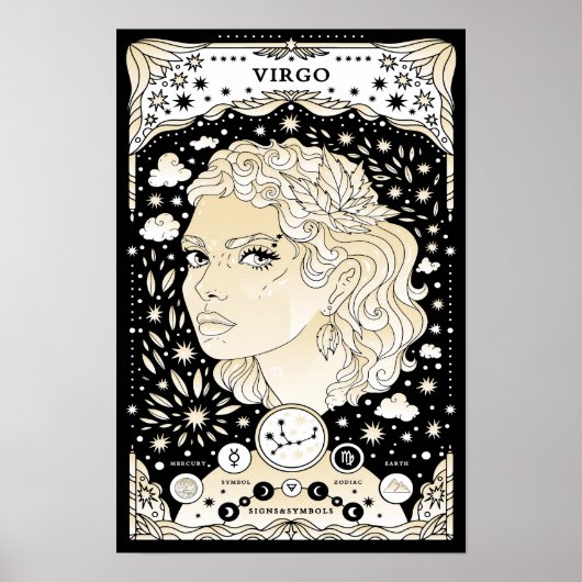 Maagd Nauwkeurig en Elegant - Zodiac Poster (Voorkant)