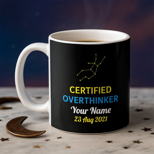 Maagd Overdenker Mok – Aangedreven door Koffie & P