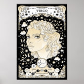 Maagd Precies en Elegant - Zodiac Poster (Voorkant)