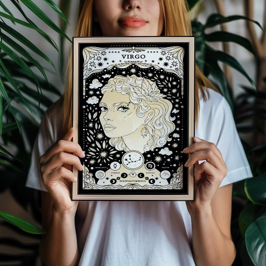 Maagd Precies en Elegant - Zodiac Poster