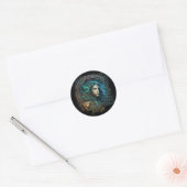 Maagd Ronde Sticker (Envelop)