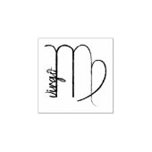 Maagd Rubberstempel (Afrduk)