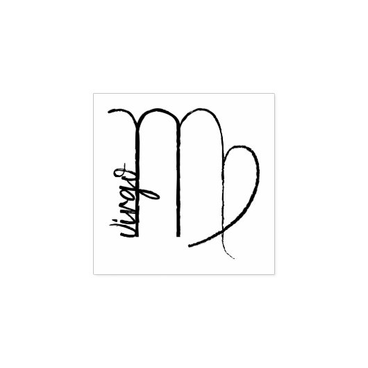 Maagd Rubberstempel (Afrduk)