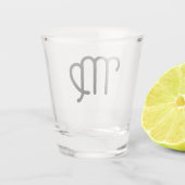 Maagd Shot Glas (Achterkant)