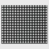 Maagd silhouet inpakpapier (Vlak)