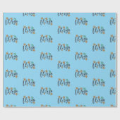 Maagd Sterren Teken Verpakking Papier Blauwe Achte (Vlak)