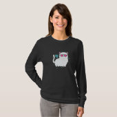 Maagd Sterrenbeeld als een Kat Horoscoop T-shirt (Voorkant volledig)