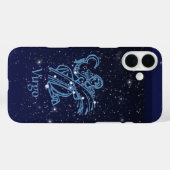 Maagd Sterrenbeeld en Sterrenbeeld met Sterren Case-Mate iPhone Case (Achterkant (horizontaal))
