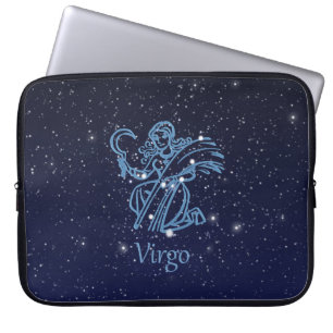 Maagd Sterrenbeeld en Sterrenbeeld Virgo Laptop Sleeve