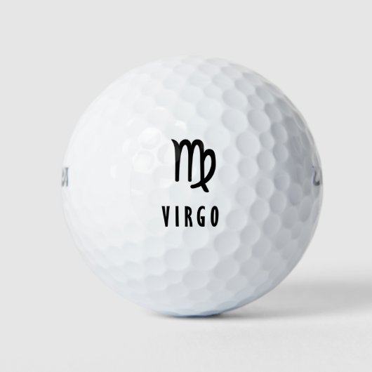 Maagd sterrenbeeld golfballen (Voorkant)