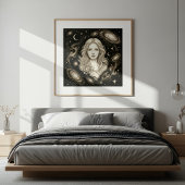 Maagd Sterrenbeeld Hemellichamen Astrologie Poster