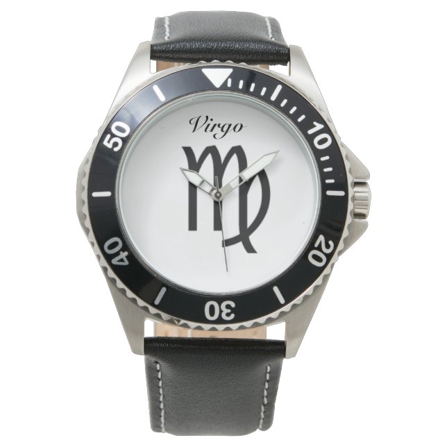 Maagd Sterrenbeeld. Herenhorloges. Horloge (Voorkant)