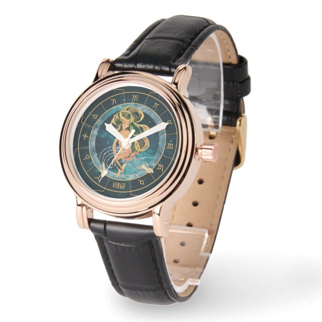 Maagd Sterrenbeeld Horloge (Hoek)