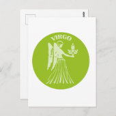 Maagd, Sterrenbeeld, Horoscoop, Astrologie Briefkaart (Voorkant / Achterkant)
