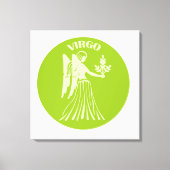 Maagd, Sterrenbeeld, Horoscoop, Astrologie Canvas Afdruk (Voorkant)