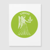 Maagd, Sterrenbeeld, Horoscoop, Astrologie Magnetische Uitnodiging (Voorkant)