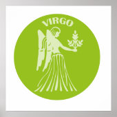 Maagd, Sterrenbeeld, Horoscoop, Astrologie Poster (Voorkant)