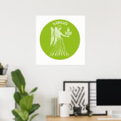 Maagd, Sterrenbeeld, Horoscoop, Astrologie Poster (Thuiskantoor)