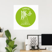 Maagd, Sterrenbeeld, Horoscoop, Astrologie Poster (Thuiskantoor)