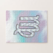 Maagd Sterrenbeeld in Pastel Moeder van Parel Stij Legpuzzel (Horizontaal)