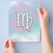 Maagd Sterrenbeeld op Pastels Moeder van Parel Flyer (Hand)
