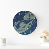 Maagd Sterrenbeeld Vintage Zodiac Astrologie Grote Klok (Huis)