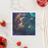 Maagd Sterrenbeeld Watercolorontwerp Servet (Insitu)