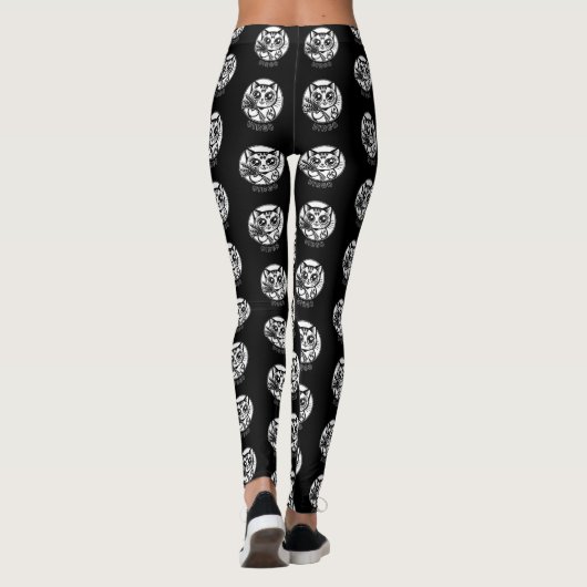 Maagd (Stijl 2) Kat Leggings (Achterkant)