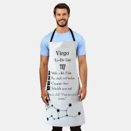 Maagd – takenlijst schort