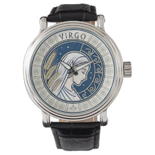 Maagd teken van de dierenriem horloge
