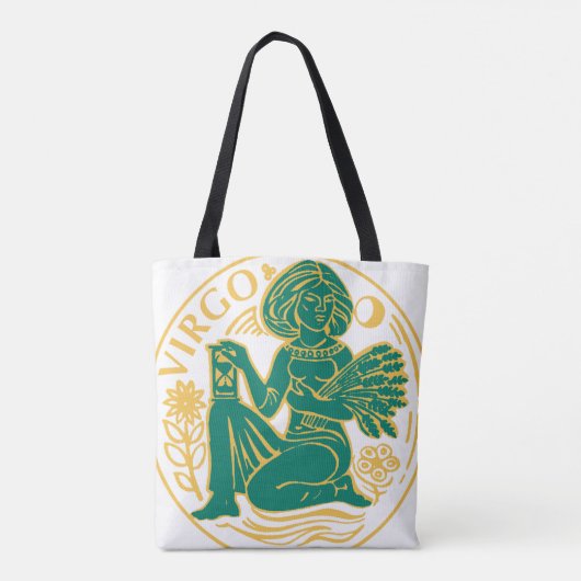 Maagd Teken van de Dierenriem op een Tote Bag (Achterkant)