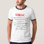 Maagd trekken en sterrenbeeld t-shirt (Voorkant)