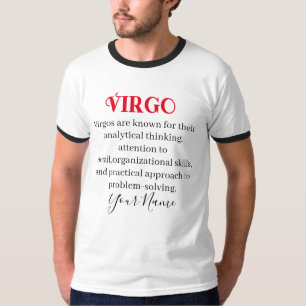 Maagd trekken en sterrenbeeld t-shirt