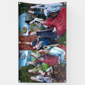 Maagd tussen de Maagden (M 070) Spandoek (Verticaal)