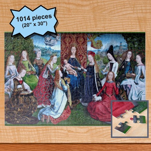 Maagd tussen maagden (M 070) Legpuzzel