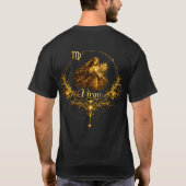 Maagd Uniek Sterrenbeeld, sterrenbeeld T-Shirt (Achterkant)