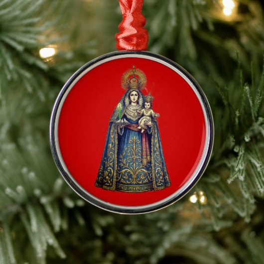 Maagd van Candelaria Metalen Ornament (Boom)