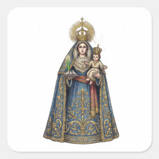 Maagd van Candelaria Vierkante Sticker