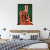 Maagd van de aankondiging canvas afdruk (Insitu (Slaapkamer))