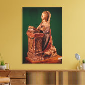 Maagd van de aankondiging canvas afdruk (Insitu (Woonkamer))