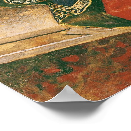 Maagd van de aankondiging poster (Hoek)