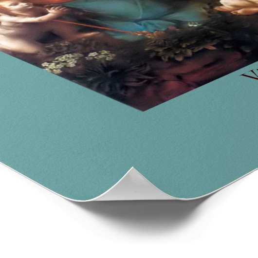 Maagd van de godsdienst Rocks da Vinci Poster (Hoek)